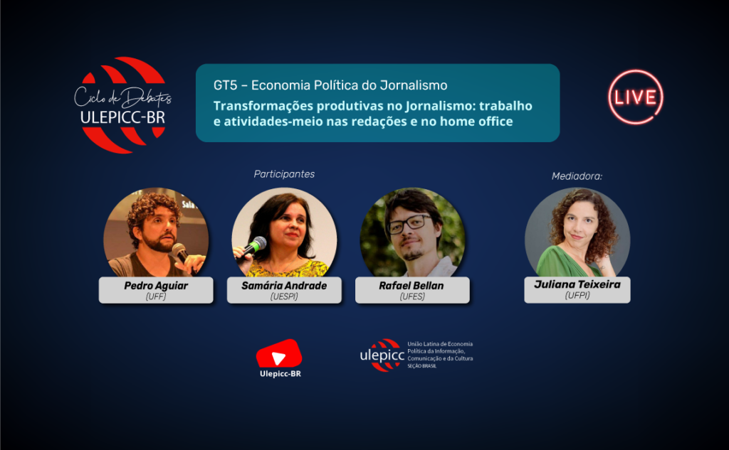 Transformações produtivas no Jornalismo serão tema do quinto Ciclo de Debates da Ulepicc Brasil