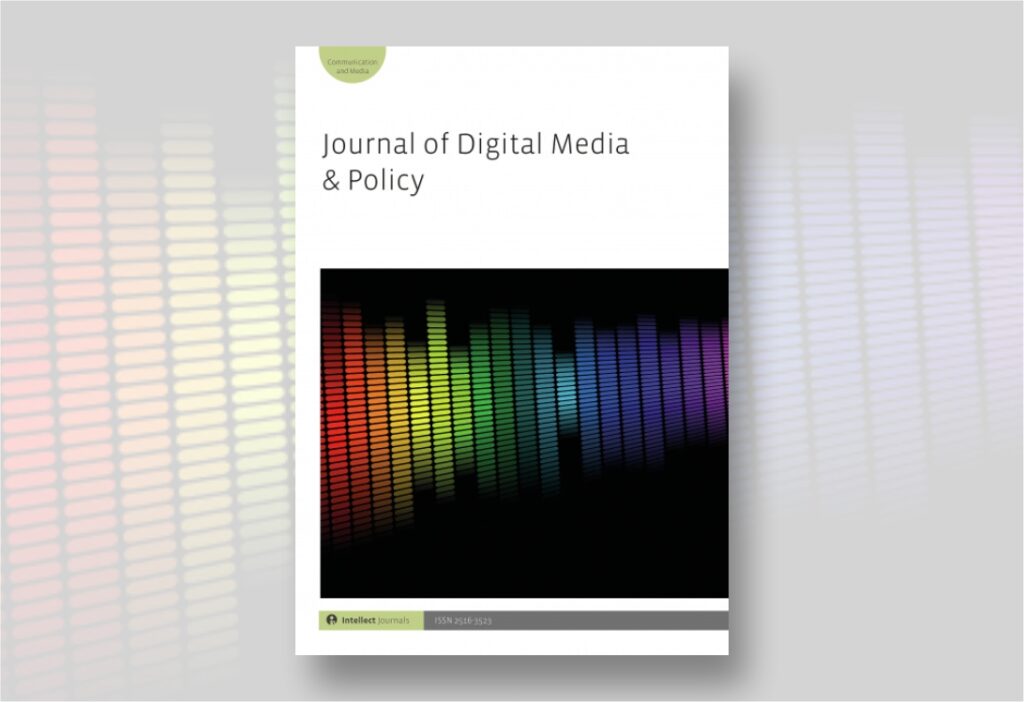 Chamada de artigos: Journal of Digital Media & Policy