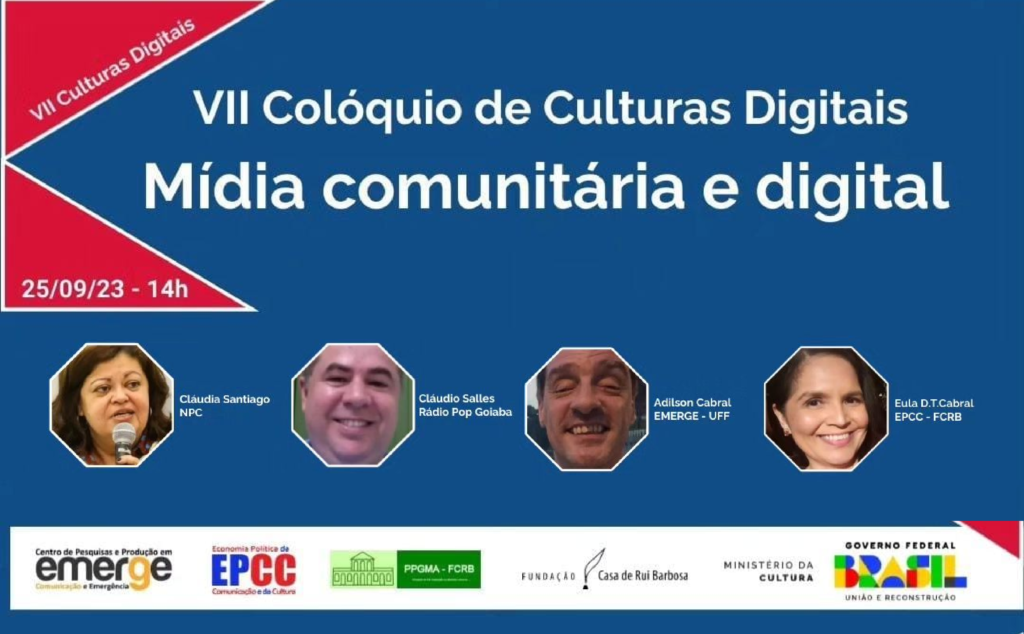 VII Colóquio de Culturas Digitais – Mídia comunitária e digital