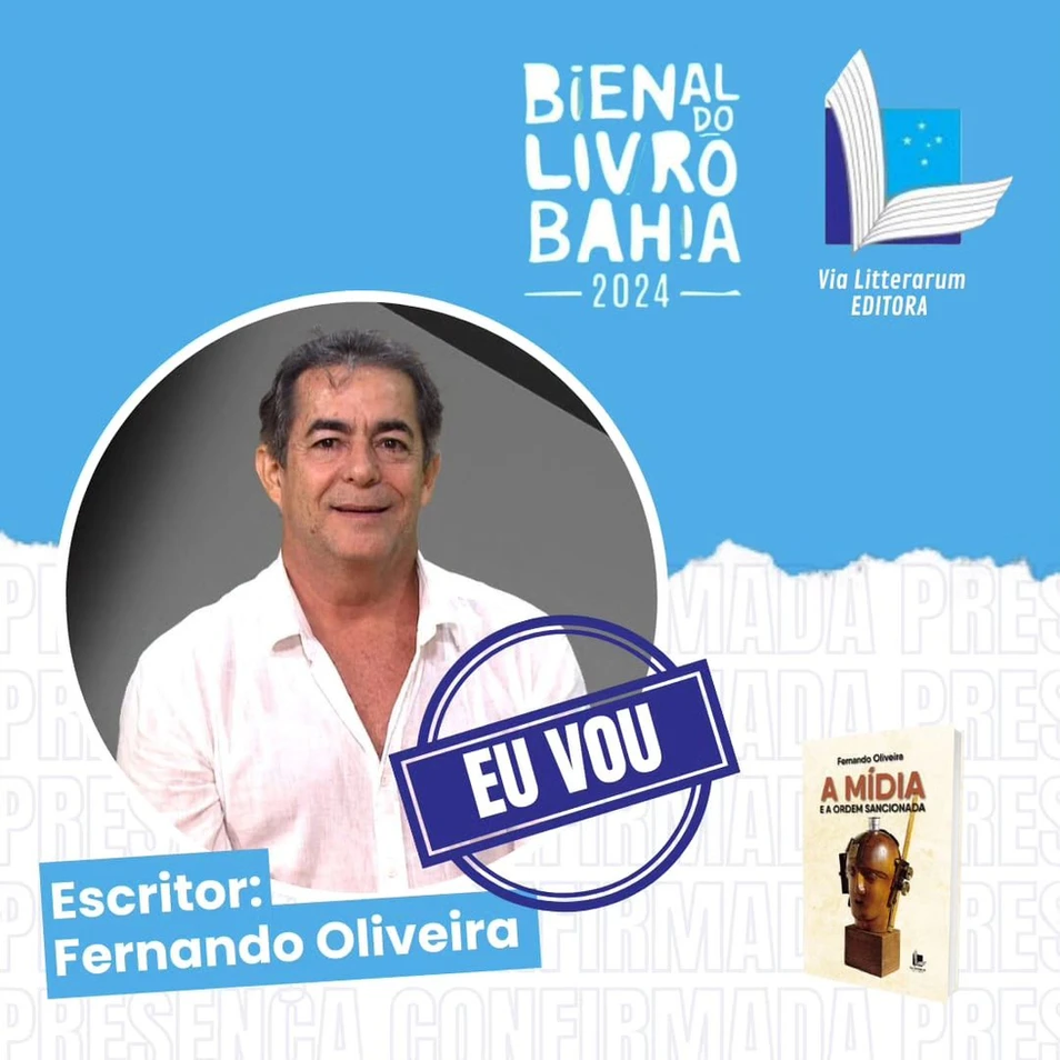 Professor Fernando Oliveira (UESC) participa da Bienal do Livro da Bahia